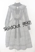 YeeYe / フォンテンブローワンピース S クロ×グレー O-26-01-24-050-EL-OP-IG-OS