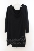 Na+H / リブワンピース  ブラック O-26-01-24-006-PU-OP-IG-OS