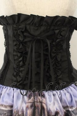 画像2: ATELIER PIERROT / クラウンパレスコルセットスカート  ブラック×パープル O-26-01-24-053-EL-SK-IG-OS
