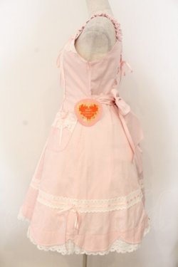 画像5: BABY,THE STARS SHINE BRIGHT / 裾スカラップジャンパースカート  ピンク O-26-01-24-054-BA-OP-OW-OS