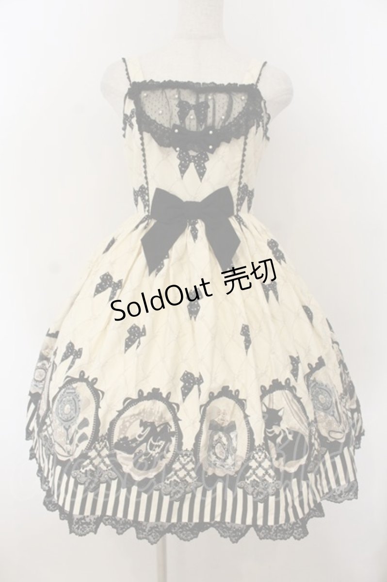 画像1: Angelic Pretty / Cinema Dollジャンパースカート  オフシロ O-26-01-24-055-AP-OP-IG-OS (1)