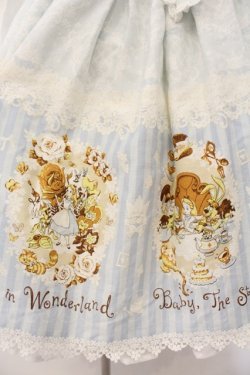 画像3: BABY,THE STARS SHINE BRIGHT / 不思議の国のアリス 付け襟・カチューシャ付きドレス  サックス O-26-01-24-056-BA-OP-IG-OS