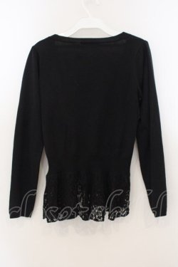 画像3: BPN / 裾鍵編みボレロ M ブラック O-26-01-24-007-GO-TO-IG-OS