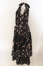 画像5: MONO GIRL / Rothenburg Bearジャンパースカート  クロ O-26-01-24-060-EL-OP-IG-OS (5)