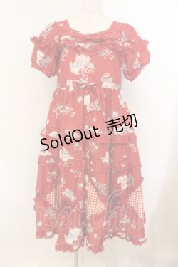 画像1: Little Plum / ストロベリーブーケロリィタドレス S アカ O-26-01-24-061-EL-OP-IG-OS
