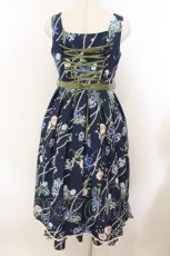 画像4: Rose Sunset / My Clematis ジャンパースカート S ネイビー O-26-01-24-062-PU-OP-IG-OS (4)