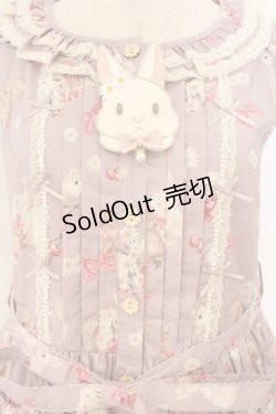 画像2: Cotton Rabbit / リスとウサギのジャンパースカート S ピンク O-26-01-24-063-EL-OP-IG-OS