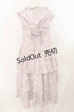 画像5: Cotton Rabbit / リスとウサギのジャンパースカート S ピンク O-26-01-24-063-EL-OP-IG-OS