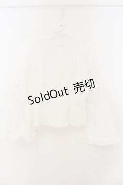 画像5: BABY,THE STARS SHINE BRIGHT / 姫袖ウエストシャーリングブラウス  シロ O-26-01-24-068-BA-BL-IG-OS