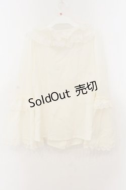 画像4: ALICE and the PIRATES / Vampireローズレースブラウス  生成り O-26-01-24-069-PA-BL-IG-OS