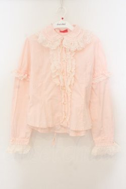 画像1: BABY,THE STARS SHINE BRIGHT / ハートハートブラウス  ピンク O-26-01-24-070-BA-BL-IG-OS