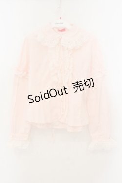 画像1: BABY,THE STARS SHINE BRIGHT / ハートハートブラウス  ピンク O-26-01-24-070-BA-BL-IG-OS