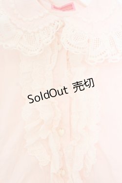 画像2: BABY,THE STARS SHINE BRIGHT / ハートハートブラウス  ピンク O-26-01-24-070-BA-BL-IG-OS