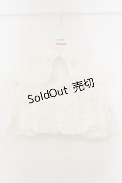 画像1: Angelic Pretty / ケープ付姫袖ブラウス【旧タグ】  シロ O-26-01-24-071-AP-BL-IG-OS