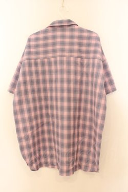 画像2: axes femme / オーバーチェックシャツ F ピンク O-26-01-24-081-AX-BL-OW-ZT007