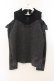 画像1: axes femme POETIQUE / インナー重ね肩開きカットプルオーバー M グレー O-26-01-24-082-AX-TO-OW-OS (1)