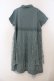 画像2: axes femme / レース重ねシャツワンピース  グリーン O-26-01-24-083-AX-OP-OW-ZT0126D (2)