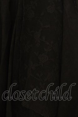 画像2: h.NAOTO / 異素材ランダムスカート  ブラック O-26-01-24-010-HN-SK-IG-OS