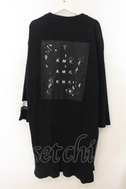 画像2: KMK / バックパッチテレコロングカーディガン L ブラック O-26-01-24-090-PU-TO-YM-OS