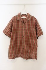 画像1: Karl Helmut / 開襟チェックシャツ  ブラウン系 O-26-01-24-092-EL-BL-YM-ZT003 (1)