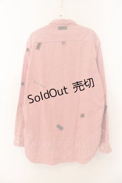 画像2: Karl Helmut / ギンガムチェックボタンダウンシャツ M アカ O-26-01-24-095-EL-BL-YM-ZT013