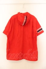 画像2: Karl Helmut / ハーフネックシアサッカー半袖パーカー L アカ O-26-01-24-097-EL-TO-YM-ZT138 (2)