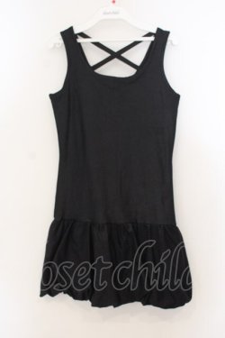 画像1: Na+H / MCタンクワンピース  ブラック O-26-01-24-011-PU-OP-IG-OS