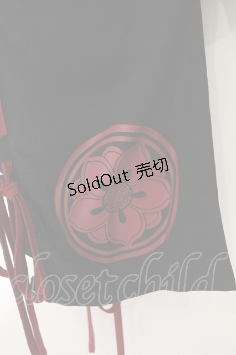 画像3: Qutie Frash / 着物ショートカーデ  ブラック×レッド O-26-01-24-015-QU-TO-IG-OS (3)