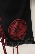 画像3: Qutie Frash / 着物ショートカーデ  ブラック×レッド O-26-01-24-015-QU-TO-IG-OS (3)