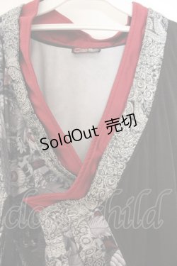 画像2: Qutie Frash / インナーチュニック  ブラック×シルバー×レッド O-26-01-24-016-QU-TO-IG-OS