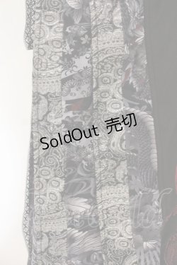 画像3: Qutie Frash / インナーチュニック  ブラック×シルバー×レッド O-26-01-24-016-QU-TO-IG-OS