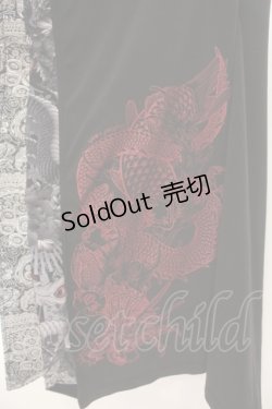 画像4: Qutie Frash / インナーチュニック  ブラック×シルバー×レッド O-26-01-24-016-QU-TO-IG-OS