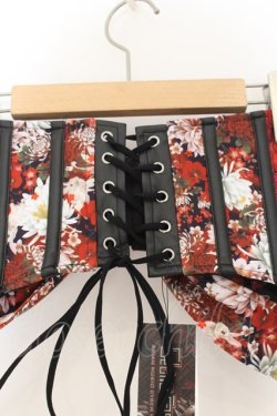 画像5: Qutie Frash / リボン帯コルセット  レッド×ブラック O-26-01-24-017-QU-TO-IG-OS
