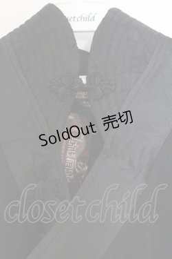 画像2: Qutie Frash / 着物カシュクールインナー  ブラック O-26-01-24-018-QU-TO-OW-OS