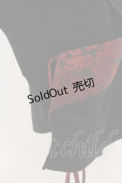 画像3: Qutie Frash / 着物カシュクールインナー  ブラック O-26-01-24-019-QU-TO-OW-OS