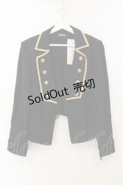 画像1: Qutie Frash / ナポレオンジャケット F ブラック O-26-01-24-021-QU-JA-OW-OS