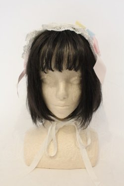 画像2: BABY,THE STARS SHINE BRIGHT / Le ruban d' ombre a trois couchesヘッドドレス  オフシロ O-26-01-26-003-BA-AC-OW-OS