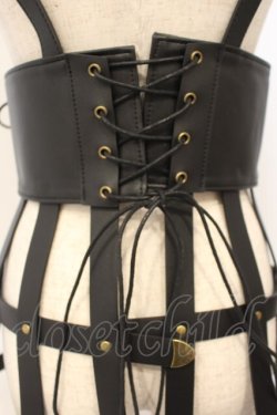 画像5: ATELIER PIERROT / Baroque Cage Corset Harness コルセットハーネス  ブラック O-26-01-26-023-EL-TO-YM-OS