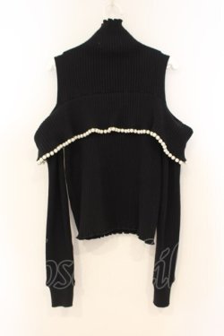 画像4: Ank Rouge / パールオフショルニット  クロ O-26-01-26-024-CA-TO-IG-OS