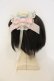 画像3: BABY,THE STARS SHINE BRIGHT / Le ruban d' ombre a trois couchesヘッドドレス  オフシロ O-26-01-26-003-BA-AC-OW-OS (3)