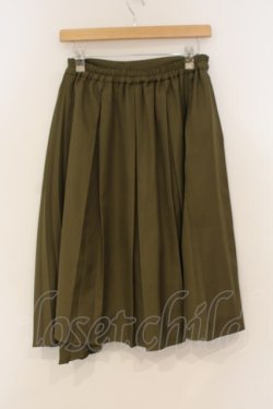 画像2: axes femme / サイド釦スカート M カーキグリーン O-26-01-26-029-AX-SK-OW-OS