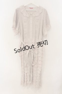 画像1: PINK HOUSE / ピコフリルレース段々ワンピース【お直しあり】  ピンク O-26-01-26-031-LO-OP-IG-OS