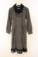 画像1: axes femme / レース襟付トレンチコート F グレー O-26-01-26-035-AX-CO-OW-OS (1)