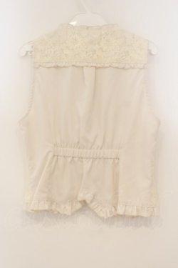 画像3: axes femme / ビットデザインレースベスト M キナリ O-26-01-26-042-AX-TO-OW-OS