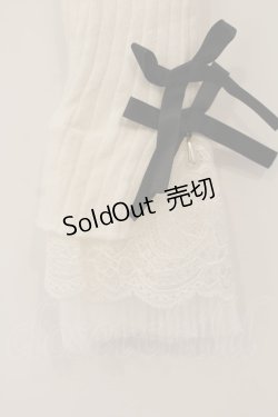 画像2: axes femme / 袖レースデザインラメニット F シロ O-26-01-26-045-AX-TO-OW-OS