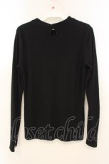 画像2: axes femme / ビジュー使いニットプルオーバー M クロ O-26-01-26-056-AX-TO-OW-ZT599 (2)