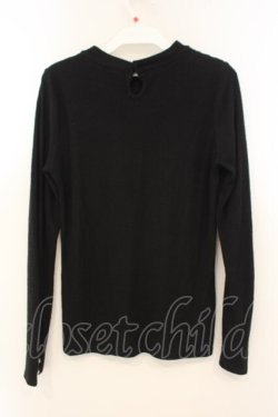 画像2: axes femme / ビジュー使いニットプルオーバー M クロ O-26-01-26-056-AX-TO-OW-OS