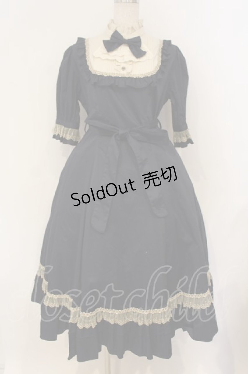 画像1: Victorian maiden / クラシカルドールハーフスリーブロングドレス グローバルサイズ サファイア O-26-01-26-007-CL-OP-OW-OS (1)