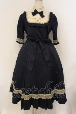 画像1: Victorian maiden / クラシカルドールハーフスリーブロングドレス グローバルサイズ サファイア O-26-01-26-007-CL-OP-OW-OS