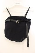 Millor TOKYO / ベルトデザインチューブトップ  クロ O-26-01-26-065-LO-TO-IG-OS